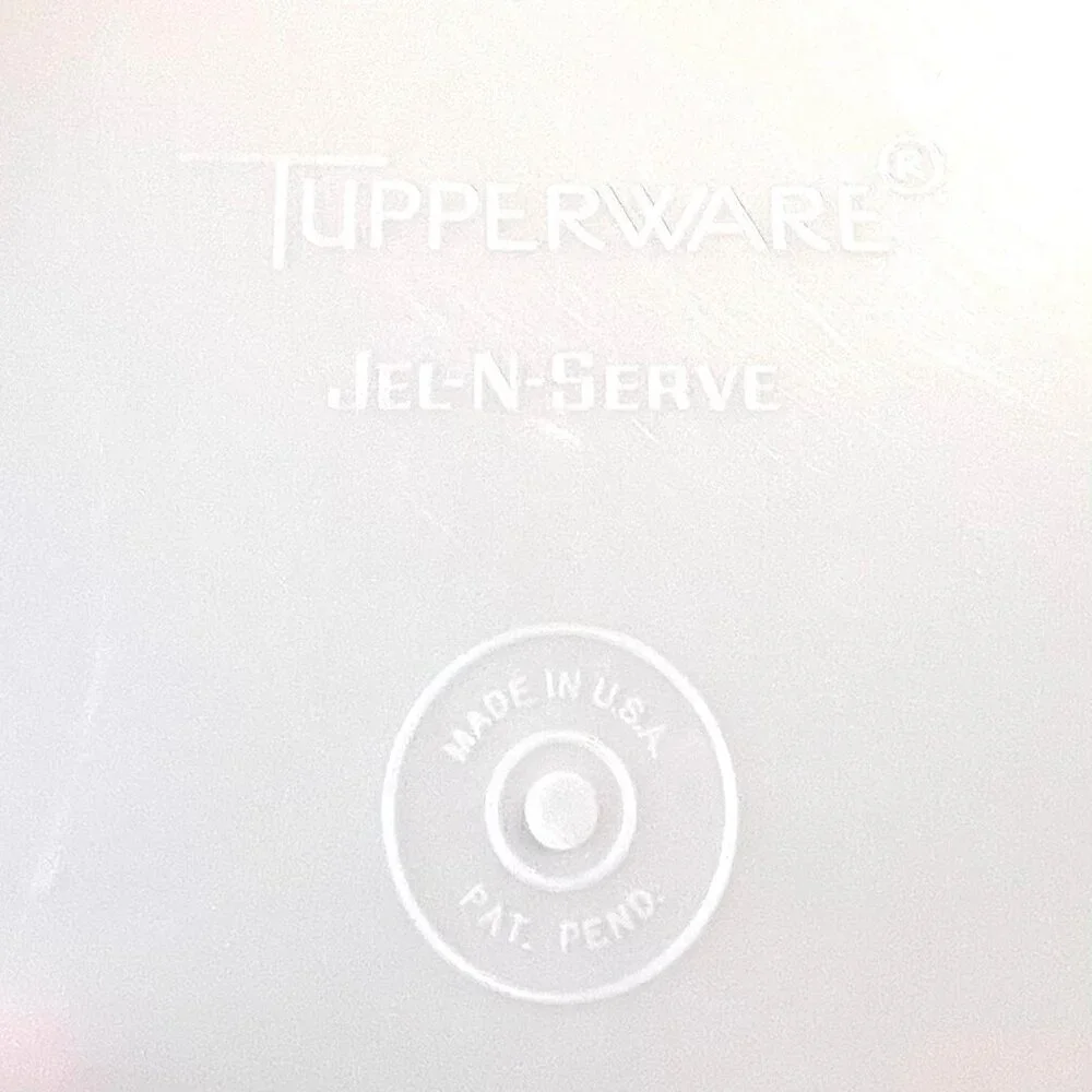 Vintage TUPPERWARE 617-3 Jel-N-Serve White Base Plate Gelatin Mold Replacement